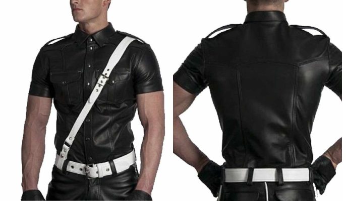 Enforcer Elite Leather Police Shirt