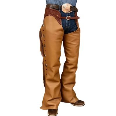 Armand Mocha Brown Western Chaps
